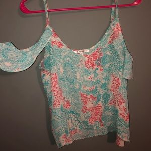 Blue tank top